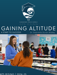 Gaining Altitude 2025 (PNG) Cover image of Gabriella Blakey's First-Year Report.