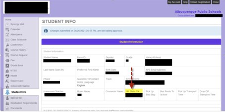 ParentVue SSID Location