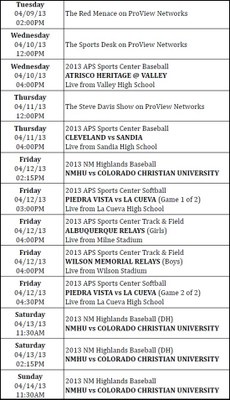 ProView-Schedule-April-9-14-2013