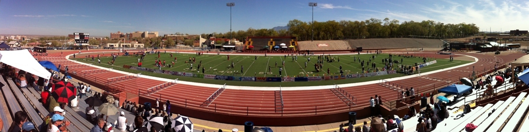 Panoramic view of Milne Stadium