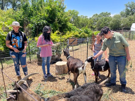 2022 RGHS Agriculture Internship Program - Sometimes the goats need attention too!