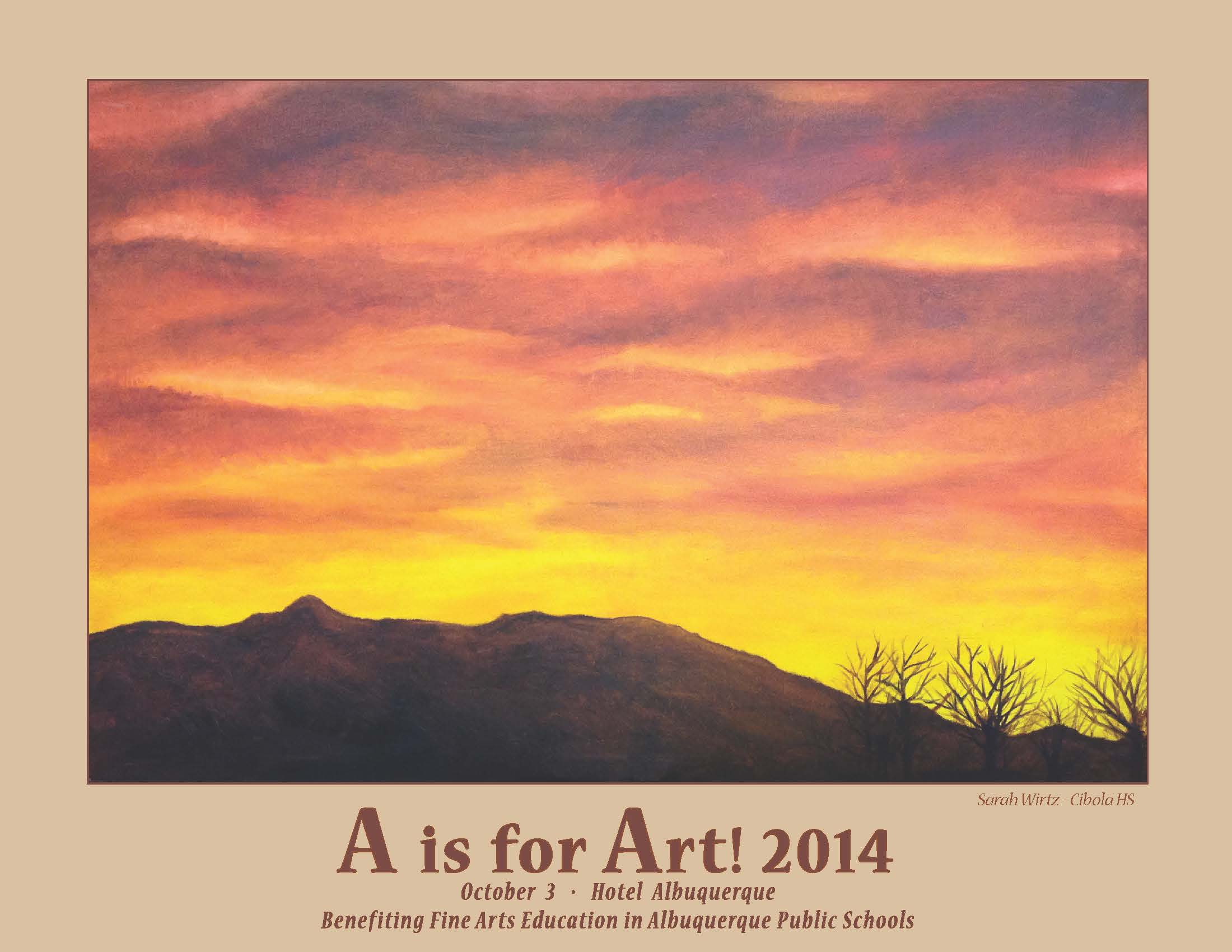 A is for Art Poster