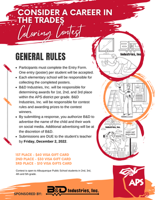 B&D Coloring contest