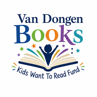 Van Dongen Books: Kids Want to Read logo