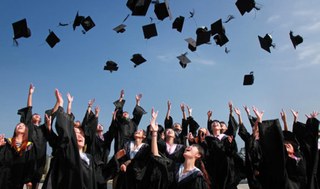 high school seniors graduating