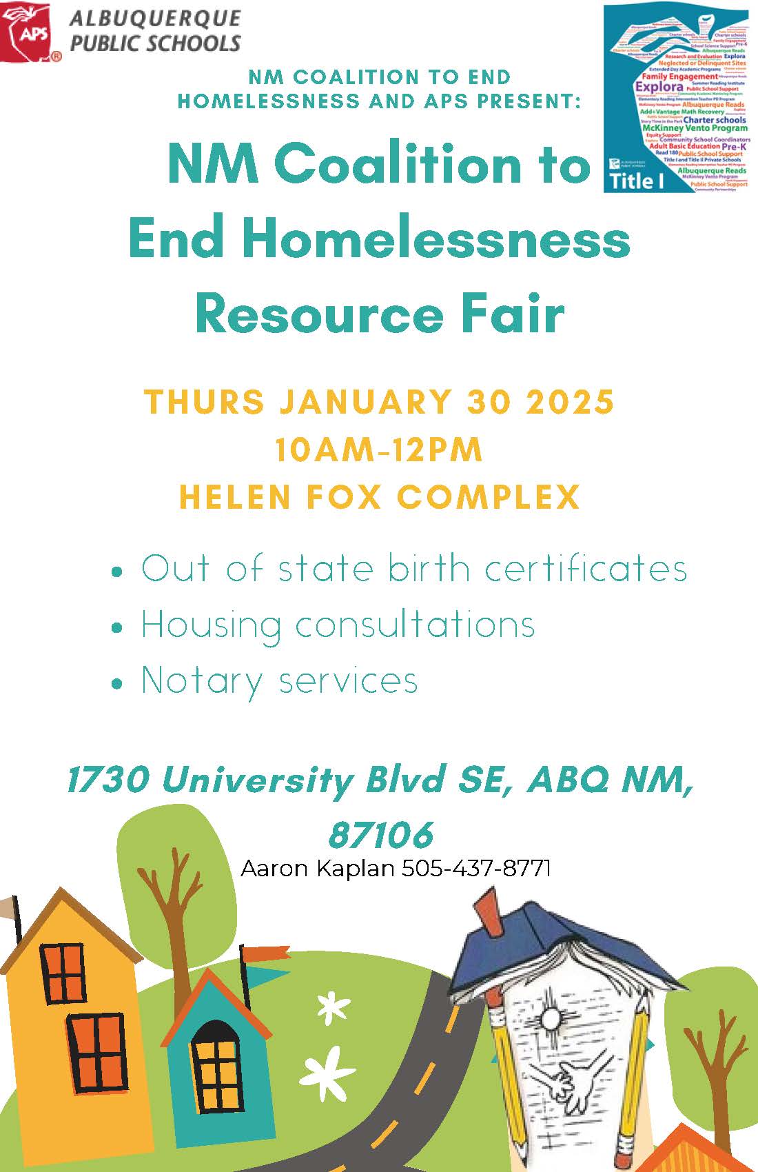 NM Coalition to End Homelessness Resource Fair