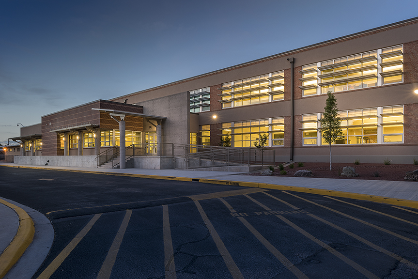 Night Front Elevation