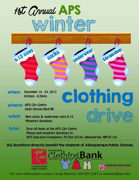 Clothing Bank Collecting New Socks, Underwear & Money for Shoes ...