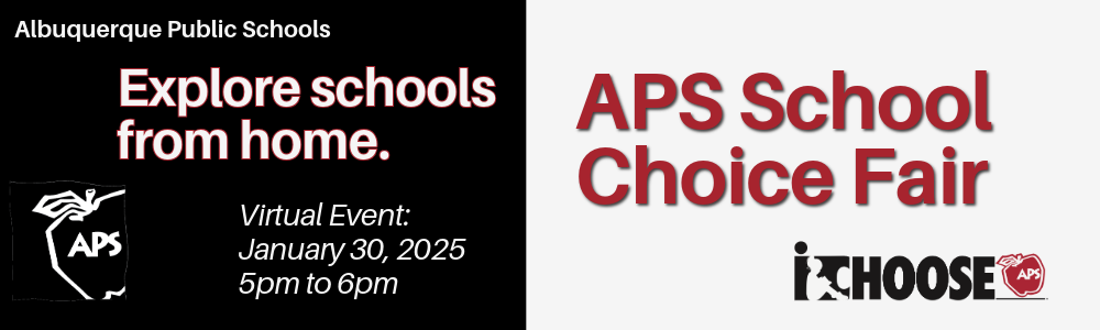 APS Virtual School Choice Fair January 30, 2025 5pm to 6pm