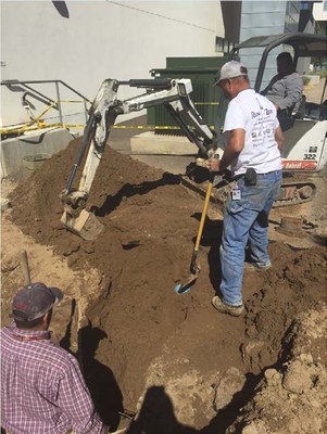Water line replacement