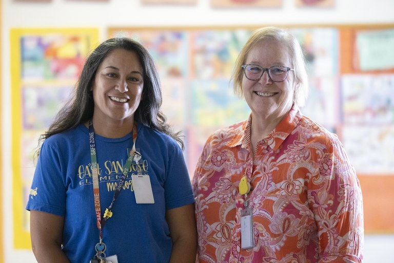 Milagro Tognoni, left, and Rachel Baucom. 