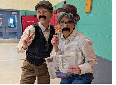 Detective Kindness Holmes and Watson at Double Eagle ES.