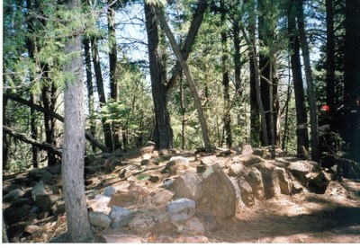 Native building site at Mud Spring