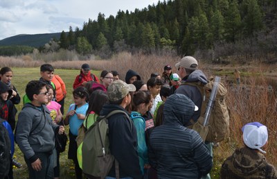  New Mexico State Parks offers the Kids 'n Parks transportation grant to cover bus costs for schools to meet us at state parks to present our Traveling Ecology Field Program. A separate State Parks grant funds our travel and program costs to be able to teach these programs