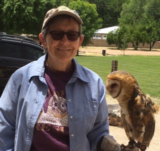 Bev, volunteer at the SMNHC.