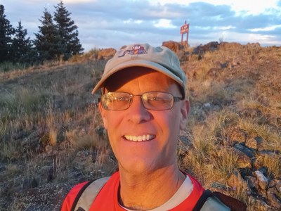 SMNHC Educator Vince Case on Mount Taylor, near Grants, NM