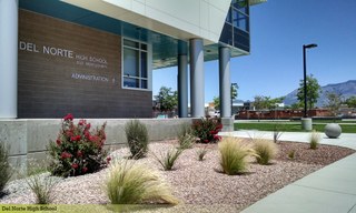 Exterior of Del Norte High School