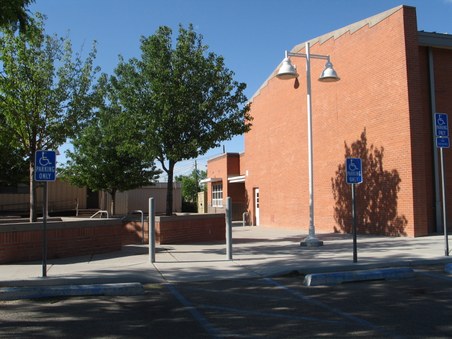 Alamosa font entrance
