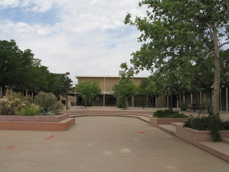 Corrales font entrance
