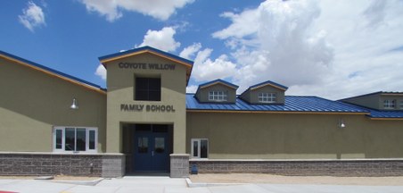 Coyote Willow Family Magnet font entrance