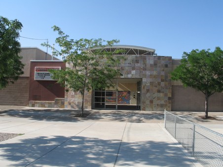 Dolores Gonzales font entrance