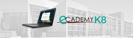eCADEMY K8 Online Magnet font entrance