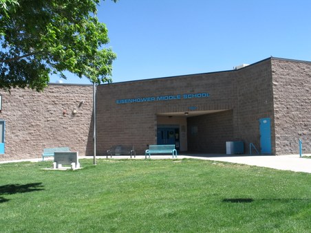 Eisenhower font entrance