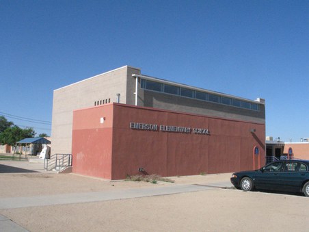 Emerson font entrance