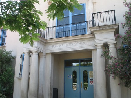 Eugene Field font entrance