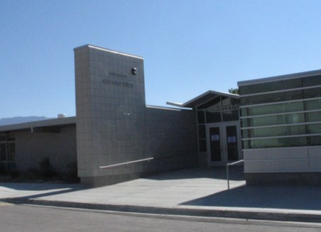 Hayes Dual Language Magnet font entrance