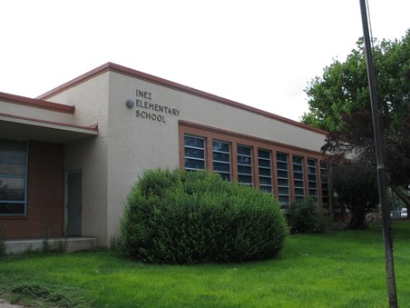 Inez Science and Technology Magnet font entrance