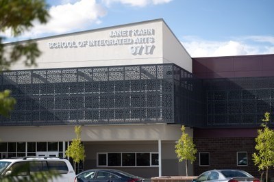 Janet Kahn School of Integrated Arts Magnet font entrance