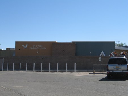Kit Carson font entrance