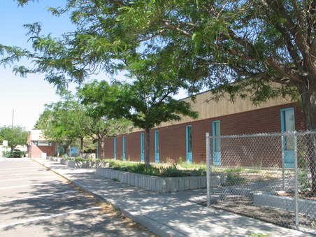 Marie M. Hughes font entrance