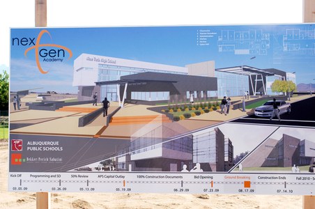 nex+Gen Academy Magnet font entrance