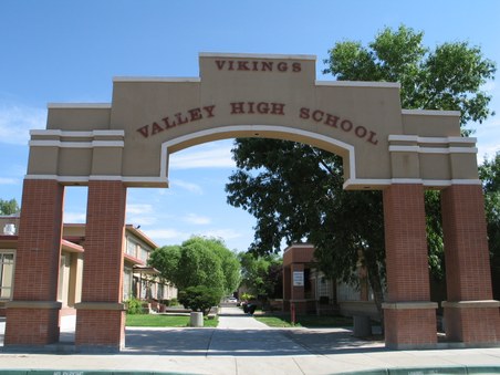 Valley High School font entrance