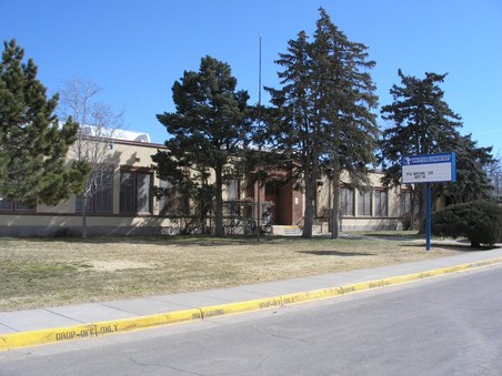 Whittier font entrance