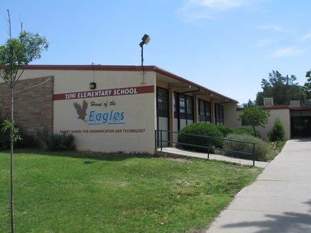 Zuni Technology and Communication Magnet font entrance
