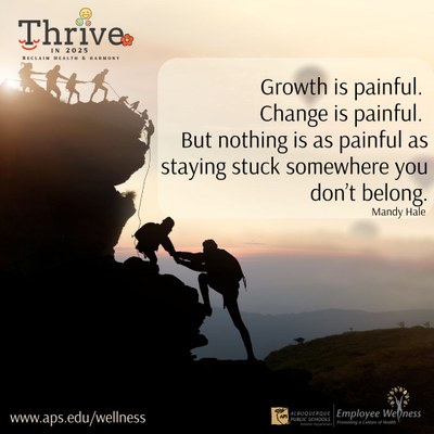 Change is hard but nothing is harder than being stuck where we don't belong.
