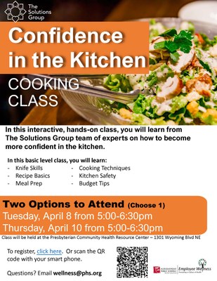 A new class to help people build basic cooking skills.