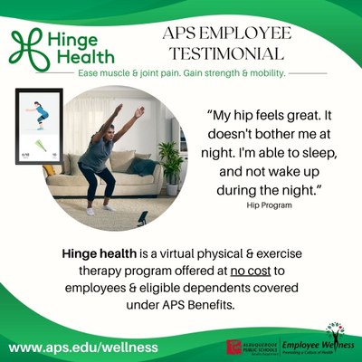 employee testimonial for hinge health