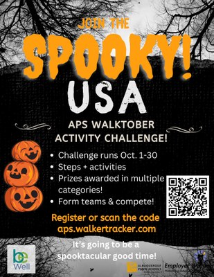 Spooky USA Walktober graphic