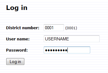 Logging into iParent