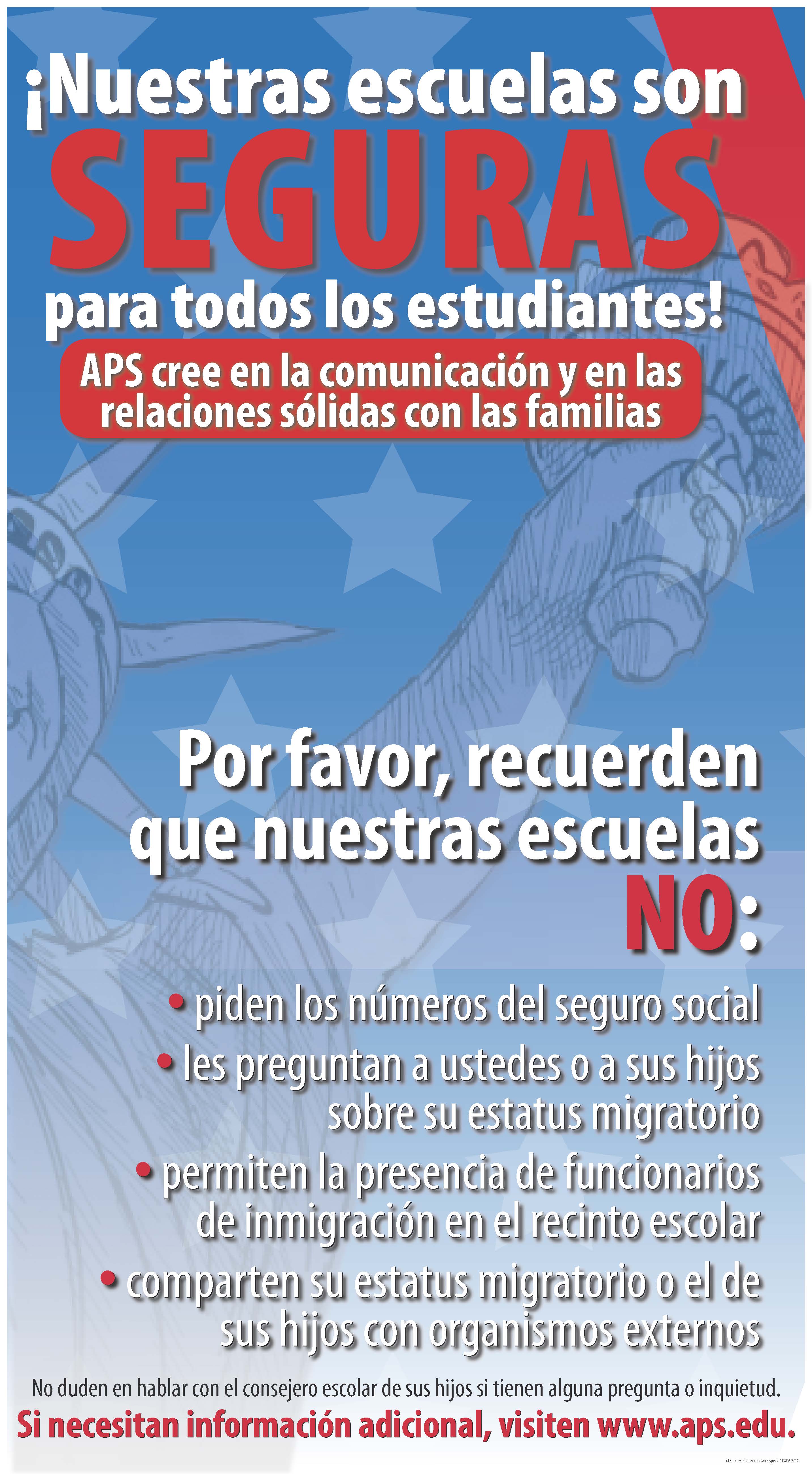 Safe Poster Spanish 