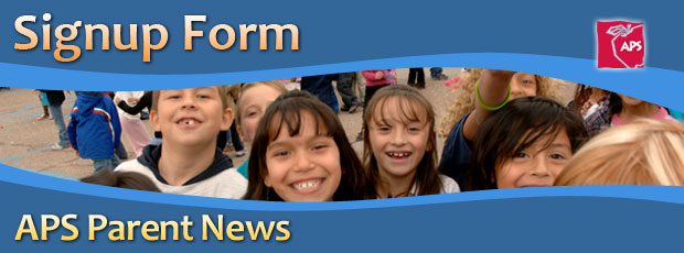 Subscribe to APS Parent News