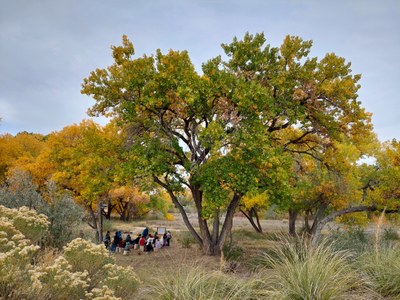 Picture of the Grasslands Classroom at Los Padillas Wildlife Sanctuary.