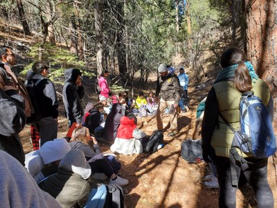 Vince Teaching Sandia Mountain Natural History Center