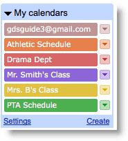 my calendars