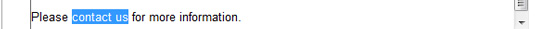 sample email text