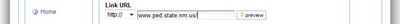 url field fro external link